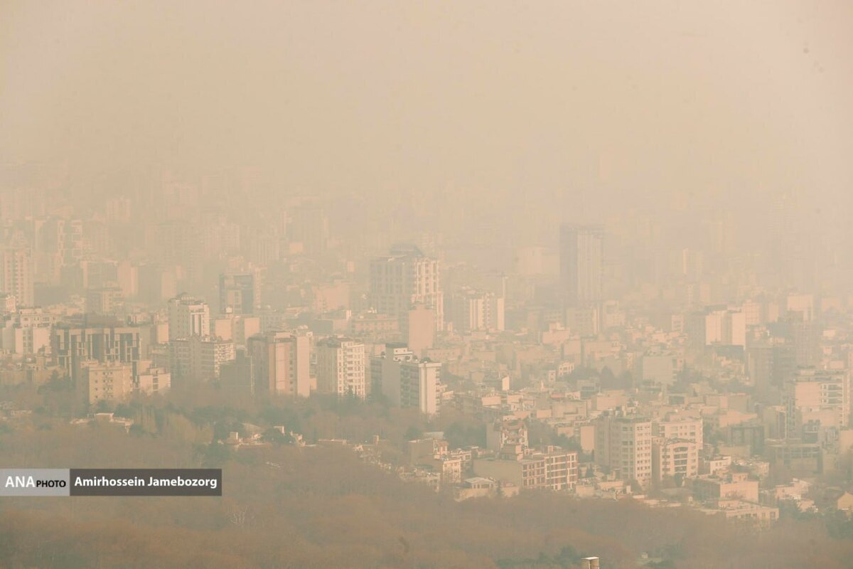 هوای تهران دوباره آلوده؛ شاخص لحظهای ۱۴۰ در وضعیت نارنجی هوای تهران دوباره آلوده؛ شاخص لحظهای ۱۴۰ در وضعیت نارنجی
