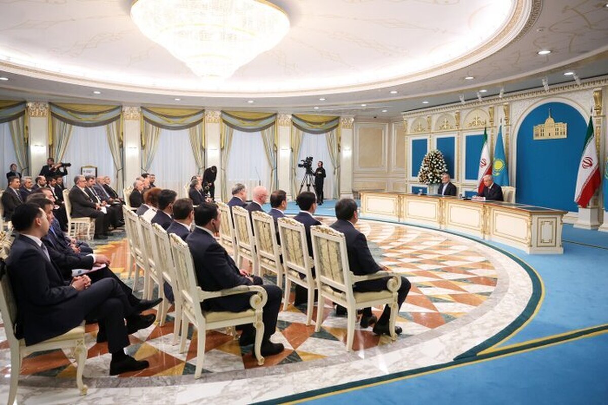 قزاقستان شریک مهم ایران در منطقه و همسایه مؤثر در حوزه دریای خزر است قزاقستان شریک مهم ایران در منطقه و همسایه مؤثر در حوزه دریای خزر است