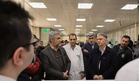 عیادت مدیران وزارت بهداشت از مجروحان حوادث اخیر