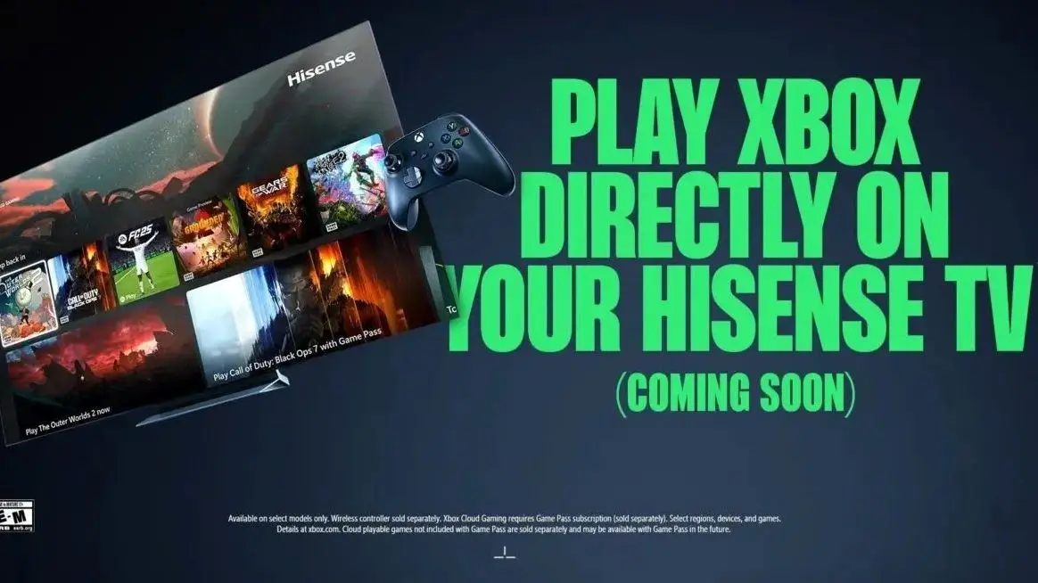 بدون نیاز به کنسول از بازی های ایکس باکس روی تلویزیون های Hisense لذت ببرید بدون نیاز به کنسول از بازی های ایکس باکس روی تلویزیون های Hisense لذت ببرید