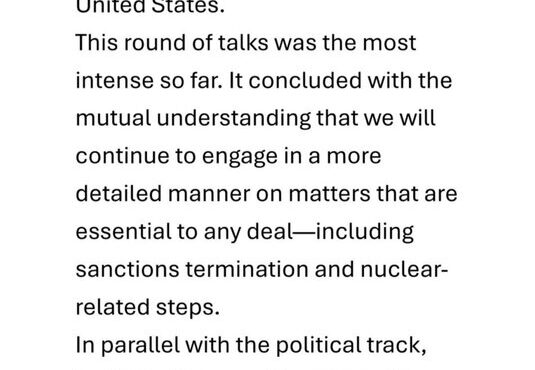 پیشرفت بیشتری در تعامل دیپلماتیک ما با ایالات متحده حاصل شده است – آفتاب نو |  اخبار ورزشی