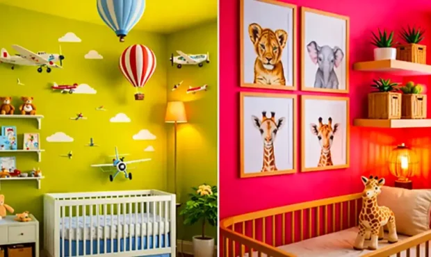 طراحی مدرن اتاق نوزاد با 15 ایده خلاقانه و شیک