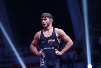 کشتی فرنگی کرواسی / برق طلا بر سینه جرکنی نشست