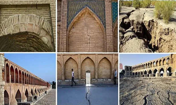 هشدار جدی وزیر میراث فرهنگی نسبت به تهدید آثار تاریخی با فرونشست!